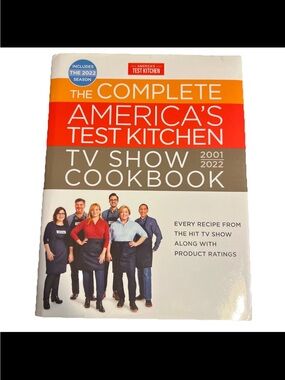 America’s Test Kitchen TV Show Cookbook 2001-2022 Hardcover Like New